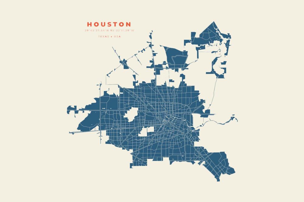 Houston Texas Map