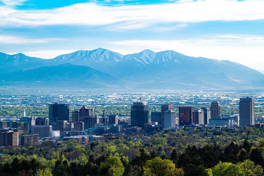  A view of Salt Lake City