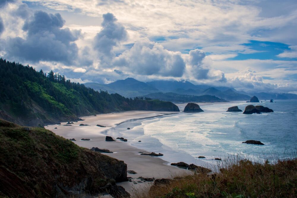 A beach in Oregon